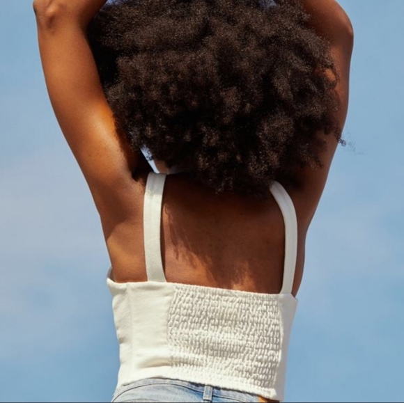 Brock Collection x H&M White Cropped Corset - Picture 2 of 3